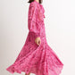 Agatha Rosechild Full Circle Midi Skirt – Pink
