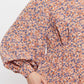Louche Anda Dainty Ditsy Print Long Sleeve Tie Midi Dress