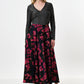 Anza Watermark Floral Print Midaxi Skirt
