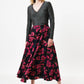 Anza Watermark Floral Print Midaxi Skirt