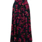 Anza Watermark Floral Print Midaxi Skirt