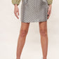 Aubin Disco Floral Jacquard Mini Skirt