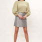 Aubin Disco Floral Jacquard Mini Skirt