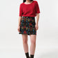 Aubin Folk Jacquard Mini Skirt