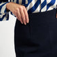 Aubin Rib Mini Skirt - Navy