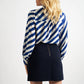 Aubin Rib Mini Skirt - Navy
