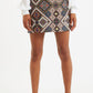 Aubin Tex Mex Jacquard A-Line Mini Skirt