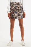 Aubin Tex Mex Jacquard A-Line Mini Skirt