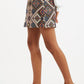 Aubin Tex Mex Jacquard A-Line Mini Skirt