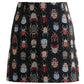 Aubin Beetlejuice Jacquard A-Line Mini Skirt