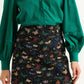 Aubin Butterfly Ball Jacquard Mini A-Line Skirt – Multicoloured