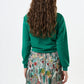Aubin Jungle Jacquard A-line Mini Skirt - Green