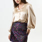 Aubin Magic Forest Jacquard Mini Skirt - Pink