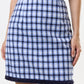 Aubin Spring Tweed A-Line Mini Skirt - Blue