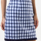 Aubin Spring Tweed A-Line Mini Skirt - Blue