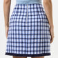 Aubin Spring Tweed A-Line Mini Skirt - Blue