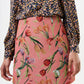 Aubin Tulip Jacquard A-line Mini Skirt - Pink