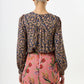 Aubin Tulip Jacquard A-line Mini Skirt - Pink