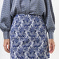 Aubin Wedgewood Jacquard A-Line Mini Skirt