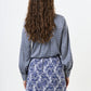 Aubin Wedgewood Jacquard A-Line Mini Skirt