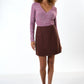 Aubin Wyoming Check A-Line Mini Skirt - Pink
