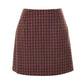 Aubin Wyoming Check A-Line Mini Skirt - Pink