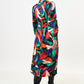 Avion Hofmann Print Long Sleeve Midi Dress