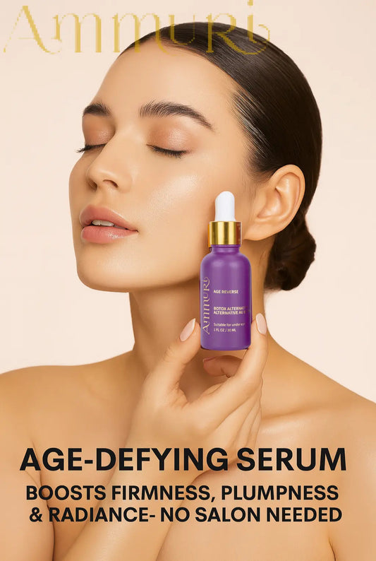 Ammuri Age Reverse Wrinkle-Freezing Serum - Argireline Peptide Anti-Aging Treatment