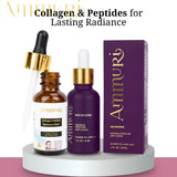 Ammuri Advanced Anti-Ageing Collagen Peptide Serum Duo - Hydrating Vegan Set