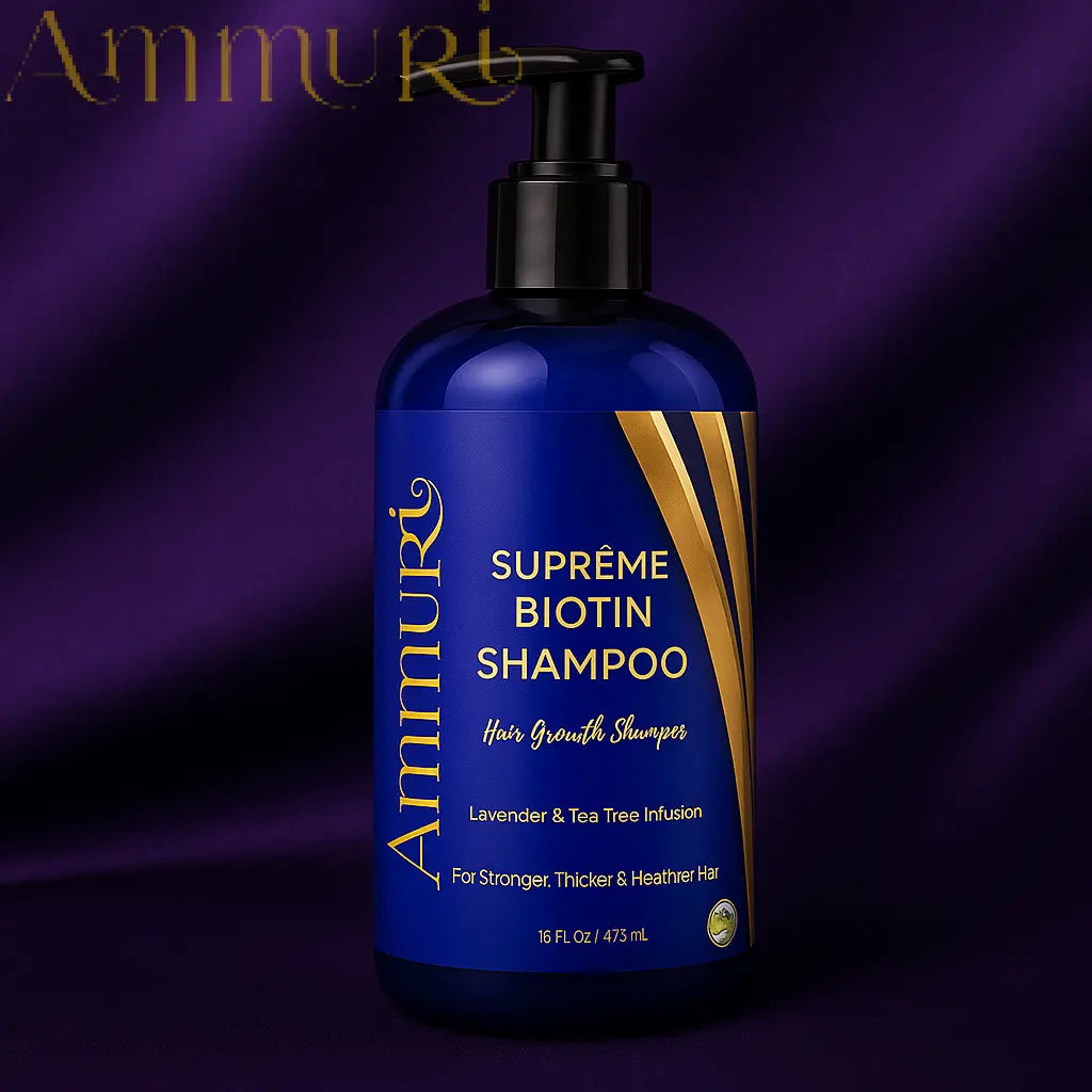 Ammuri Biotin DHT Blocker Shampoo - Sulfate-Free Hair Loss Treatment 473ml