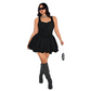 European And American Sleeveless Dress High Waist Slim Fit Slimming
