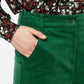 Tim Baby Cord Straight Cut Trousers - Green