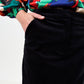 Balthazar Babycord Midi Pencil Skirt - Black