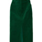 Balthazar Babycord Midi Pencil Skirt - Green