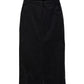 Balthazar Babycord Midi Pencil Skirt - Black