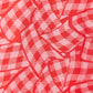 Louche Romola Gingham Twist Print Laced Back Short Sleeve Midi Dress