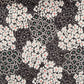 Louche Barney Flower Patch Print Midi Skirt in Black & White