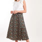 Barney Meadow Print Midi Skirt
