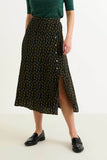 Barney Floral 13 Printed Midi Skirt