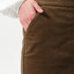 Balthazar Babycord Midi Pencil Skirt - Mole