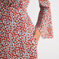 Bathilde Strawberry Fields Print Midi Dress