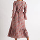 Bathilde Strawberry Fields Print Midi Dress