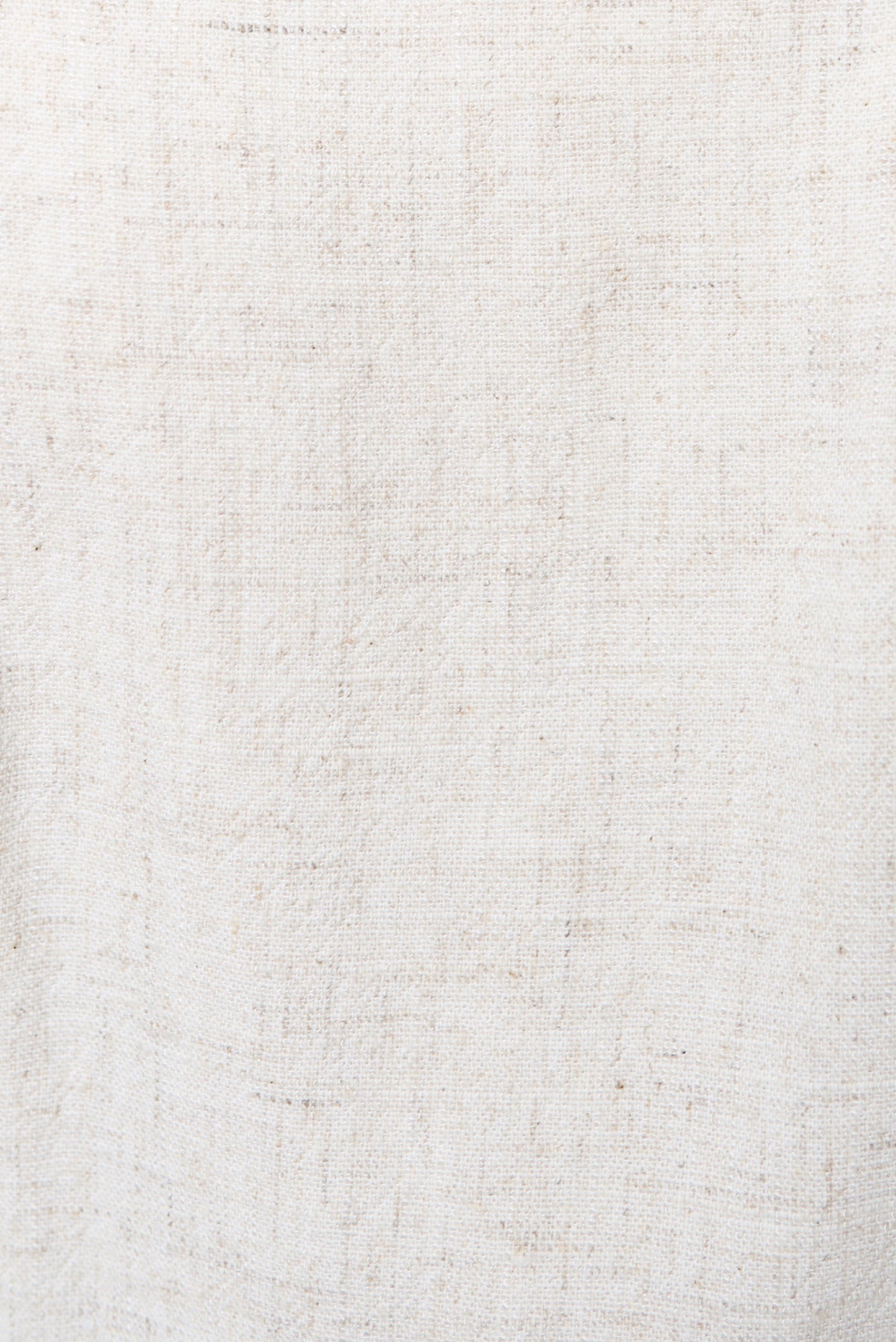 Baya Linen Mix Square Neck Midi Dress - Natural