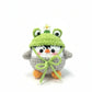 Cute Frog Hat Penguin Explorer