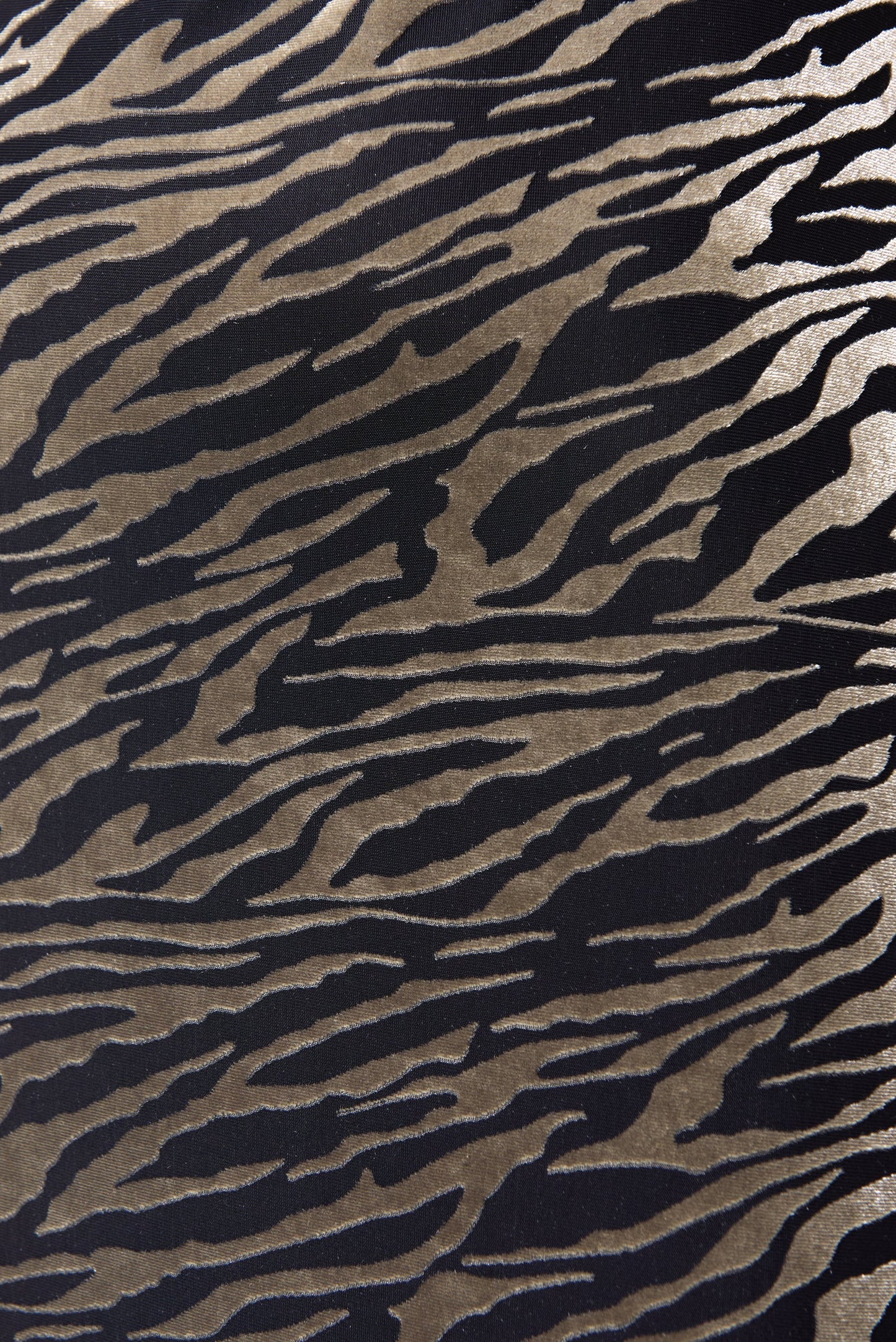 Beyla Zebra Devorie V-Back Midaxi Dress
