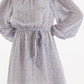 Belynda Rosetta Long Sleeve Mini Dress