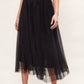 Betula Tulle Midi Black Skirt