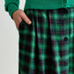 Bia Winter Check Button Through Skirt – Green