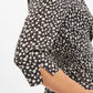 Louche Birte Flower Spot Print Long Sleeve Midi Dress