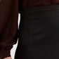 Blanche Sustainable Satin Back Crepe Maxi Skirt - Black